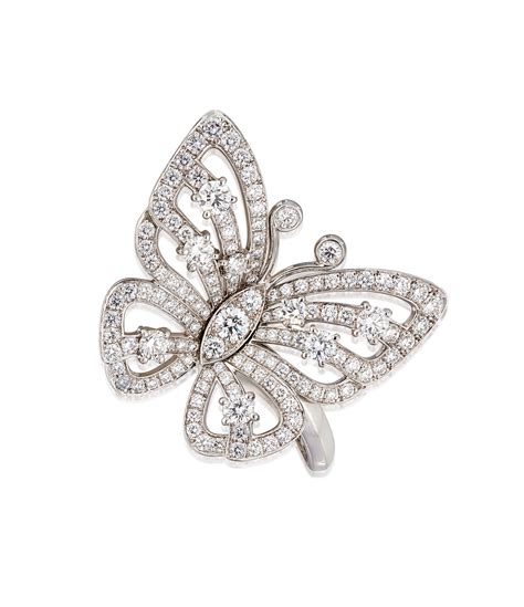 van cleef and arpels butterfly ring replica|van cleef flying butterfly ring.